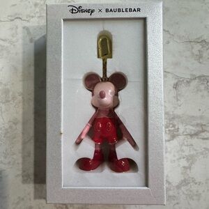 BaubleBar Disney Mickey Mouse Keychain - Red and Gold